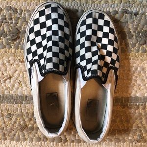checkered VANS